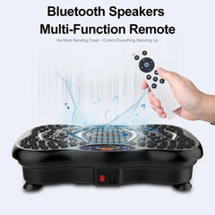 Bluetooth Vibration Plate Exercise Machine for Home Fitness – Whole Body Workout, Fat Burning & Body Toning Platform