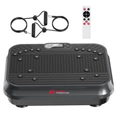 Vibration Plate Exercise Machine 9 Programs 250 Intensity Levels Home Full Body Workout Muscle Building Massager Sports Device