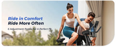 Bluetooth Exercise Bike – Quiet Indoor Cycling Bike with Fitness App & 136kg User Capacity