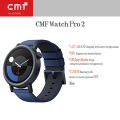 Watch Pro 2 Bluetooth Smartwatch – 1.32" AMOLED Screen, Fitness Tracker & 11-Day Battery
