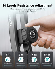4-in-1 Foldable Exercise Bike – Bluetooth Folding Exercise Bike with 16 Magnetic Resistance Levels, APP Connectivity & 136kg Capacity