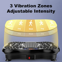Bluetooth Vibration Plate Exercise Machine for Home Fitness – Whole Body Workout, Fat Burning & Body Toning Platform