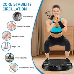 Bluetooth Vibration Plate Exercise Machine for Home Fitness – Whole Body Workout, Fat Burning & Body Toning Platform