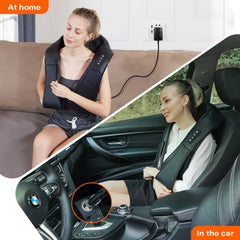 ComfortKnot™ Shiatsu Massage Pillow – Heated Neck, Back & Shoulder Massager