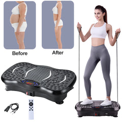 Bluetooth Vibration Plate Exercise Machine for Home Fitness – Whole Body Workout, Fat Burning & Body Toning Platform