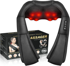 ComfortKnot™ Shiatsu Massage Pillow – Heated Neck, Back & Shoulder Massager