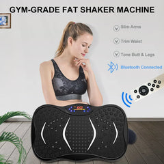 Bluetooth Vibration Plate Exercise Machine for Home Fitness – Whole Body Workout, Fat Burning & Body Toning Platform