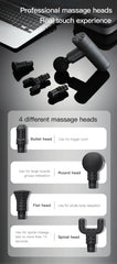 Booster Mini X Massage Gun Percussion Back and Neck Massager Electric Vibrators Portable Fitness Mini Body Massage Machine