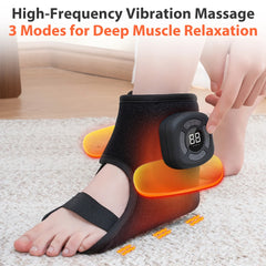 New Wireless Air Pressure Ankle Massager Electric Heating Vibration Massage Airbag Compression Foot Ankle Muscle Relaxation Care