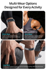 VALDUS VITRO ECG Smart Bracelet – Screenless Health & Fitness Tracker | Waterproof | Long Battery Life | Bluetooth 5.3