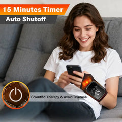 RecoverEase™ Wireless Wrist Massager – Heated Support for Everyday Comfort
