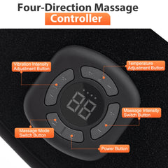 New Wireless Air Pressure Ankle Massager Electric Heating Vibration Massage Airbag Compression Foot Ankle Muscle Relaxation Care