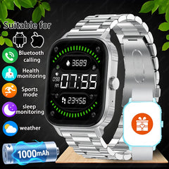 New Smart Watch Man 1000mAh Long Standby Outdoor Smartwatch Men IP68 Waterproof Heart Rate Sport BT Call Big Battery Smart Watch