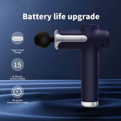 Lenovo brand massage device N3 deep massage, relieve muscle soreness, exercise and relax, LED touch screen design, portable, mul