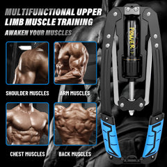 Adjustable Hydraulic Power Twister – 10–200kg Arm & Chest Strength Trainer