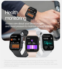 New Smart Watch Man 1000mAh Long Standby Outdoor Smartwatch Men IP68 Waterproof Heart Rate Sport BT Call Big Battery Smart Watch
