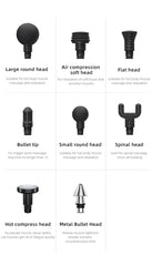 BOOSTER™ PowerPulse Elite Massage Gun – Professional Deep Tissue Percussion Massager for Muscle Recovery, Sports Therapy & Full Body Relaxation