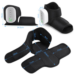 New Wireless Air Pressure Ankle Massager Electric Heating Vibration Massage Airbag Compression Foot Ankle Muscle Relaxation Care
