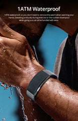 VALDUS VITRO ECG Smart Bracelet – Screenless Health & Fitness Tracker | Waterproof | Long Battery Life | Bluetooth 5.3