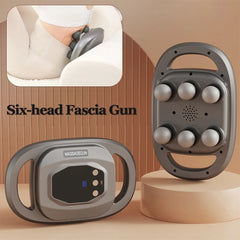 Fascial Massage Gun Electric Waist and Back Massager High-Frequency Vibration Muscle Relaxation Electric Shoulder Massage Gun