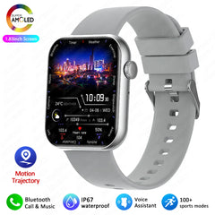 ChiBear Bluetooth Call Smartwatch Women 1.9" HD Display Support 120+ Sports Modes Heart Rate IP68 Waterproof Smart Watch ECG+PPG