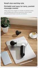 Booster V3 Massage Gun Mini Electric Body Massager Back Portable Muscle Fascia Gun Fitness Hot Compress 6 Gears