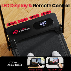T7 Folding Treadmill with incline Portable Treadmills Home with HandleBar,Walking Pad Foldable 3.0HP Quiet Brushless LED Dispay Free anti-slip mat included
