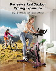 Bluetooth Exercise Bike for Home – S1 Magnetic Stationary Bike with 32 Resistance Levels