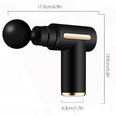 Fascial Massage Gun Electric Waist and Back Massager High-Frequency Vibration Muscle Relaxation Electric Shoulder Massage Gun