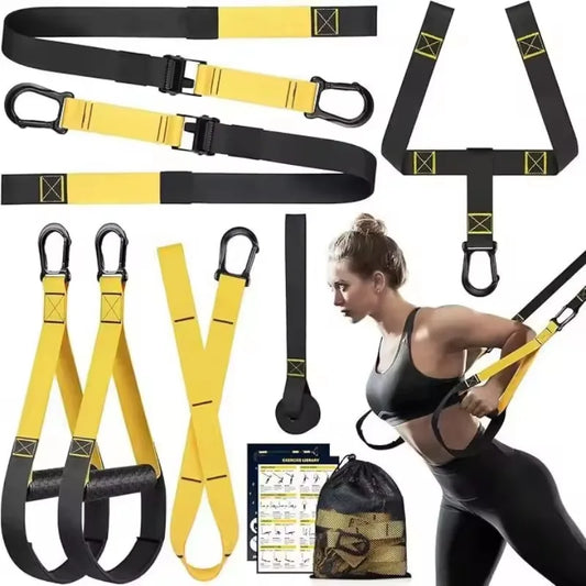 P3-Trx Suspension Training Belt Home Fitness Tension Band Tension Rope Resistance Band Suspension Training System Gym Equipment