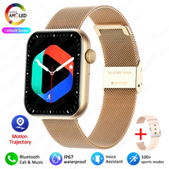 ChiBear Bluetooth Call Smartwatch Women 1.9" HD Display Support 120+ Sports Modes Heart Rate IP68 Waterproof Smart Watch ECG+PPG