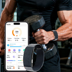VALDUS VITRO ECG Smart Bracelet – Screenless Health & Fitness Tracker | Waterproof | Long Battery Life | Bluetooth 5.3