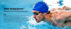 BoneBeat Swim Lite™ Bone Conduction Sports Headphones – Waterproof Bluetooth Earphones for Swimming, Running & Outdoor Fitness