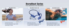 BoneBeat Swim Lite™ Bone Conduction Sports Headphones – Waterproof Bluetooth Earphones for Swimming, Running & Outdoor Fitness