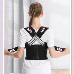 Back Brace Posture Support for Shoulder Straightener Adjustable Full Back Support Upper and Lower Back and Neck