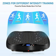 Bluetooth Vibration Plate Exercise Machine for Home Fitness – Whole Body Workout, Fat Burning & Body Toning Platform