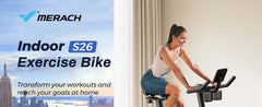 Bluetooth Exercise Bike – Quiet Indoor Cycling Bike with Fitness App & 136kg User Capacity