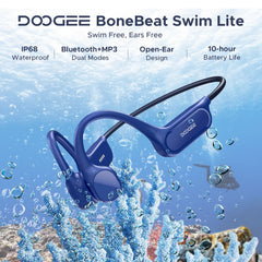 BoneBeat Swim Lite™ Bone Conduction Sports Headphones – Waterproof Bluetooth Earphones for Swimming, Running & Outdoor Fitness