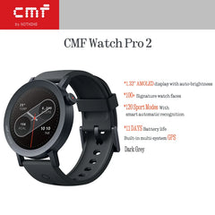 Watch Pro 2 Bluetooth Smartwatch – 1.32" AMOLED Screen, Fitness Tracker & 11-Day Battery