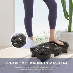 Bluetooth Vibration Plate Exercise Machine for Home Fitness – Whole Body Workout, Fat Burning & Body Toning Platform