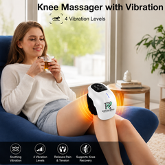 Recoverix Fitness Cordless Knee Massager with Heat, Vibration &amp; Infrared Comfort