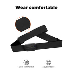 H808S Heart Rate Sensor Chest Strap HRM Monitor ANT+ Bluetooth With IP67 for Peloton Zwift DDP Yoga Wahoo Polar Beat
