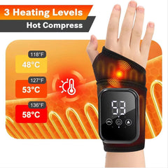RecoverEase™ Wireless Wrist Massager – Heated Support for Everyday Comfort
