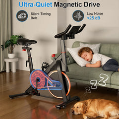 Bluetooth Exercise Bike for Home – S1 Magnetic Stationary Bike with 32 Resistance Levels