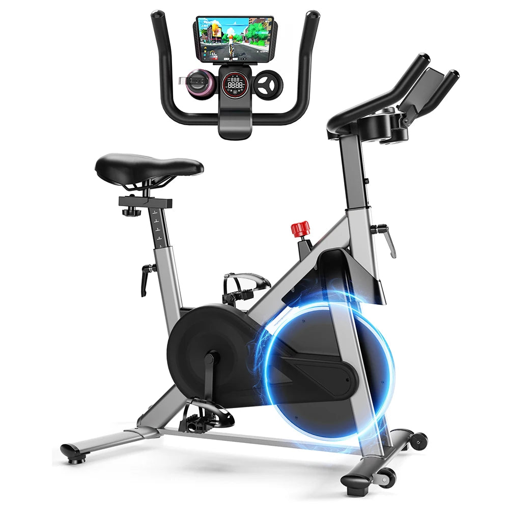 Bluetooth Exercise Bike for Home – S1 Magnetic Stationary Bike with 32 Resistance Levels