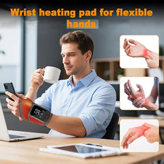 RecoverEase™ Wireless Wrist Massager – Heated Support for Everyday Comfort