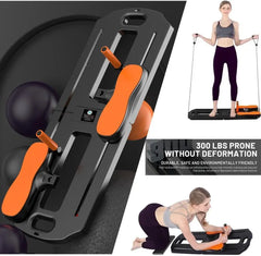 Foldable Pilates Reformer Board – Portable Full Body Balance Training Equipment for Home Gym & Core Workouts