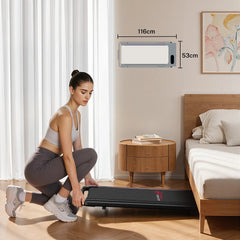 T7 Folding Treadmill with incline Portable Treadmills Home with HandleBar,Walking Pad Foldable 3.0HP Quiet Brushless LED Dispay Free anti-slip mat included