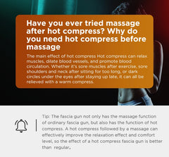 Booster V3 Massage Gun Mini Electric Body Massager Back Portable Muscle Fascia Gun Fitness Hot Compress 6 Gears