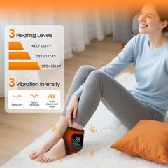 Electric Cordless Heated Ankle Guard Massager for Right or Left Foot Vibration Massage Wristband Hot Compress Ankle Wrist Brace